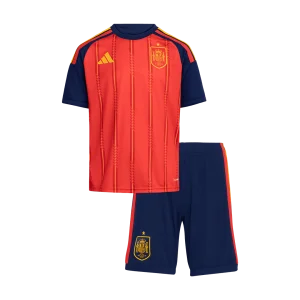 Espagne Domicile Maillot Kit 2026 Enfant Rouge - Super